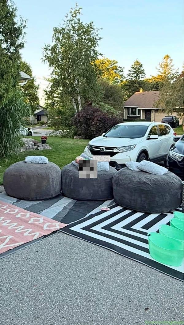 Giant bean bag chairs dark grey