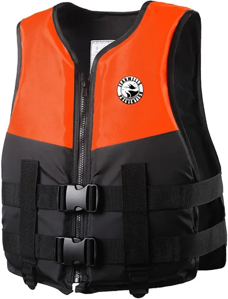 Gilets de sauvetage pour hommes et femmes – Sports nautiques extérieurs – Idéal pour le kayak, la navigation, la plongée avec tuba – Réglable