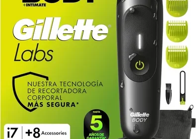 Free ad: Gillette Labs i7 Cuerpo + Recortador Corporal Intimo con Accesorios, Negro/Verde - Depilador Masculino con 4 Peines, Estuche, Carga in Spain. Gillette Labs i7 Cuerpo + Recortador Corporal Intimo con Accesorios, Negro/Verde - Depilador Masculino con 4 Peines, Estuche, Carga in Spain
