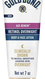 Free ad: Gold Bond Age Renew Retinol Overnight Body & Face Lotion 7 oz | Save 31% in Singapore. Gold Bond Age Renew Retinol Overnight Body & Face Lotion 7 oz | Save 31% in Singapore