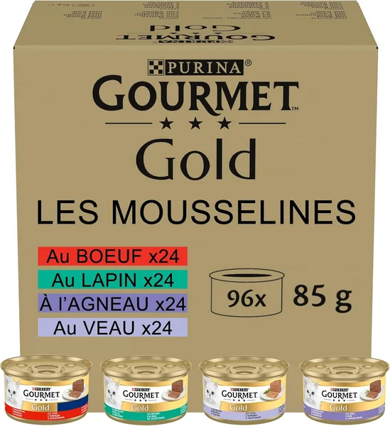 Gourmet Gold Mix 12431140 Katnära Mat, 85 g x 96 Stücker (8% Rabatt)