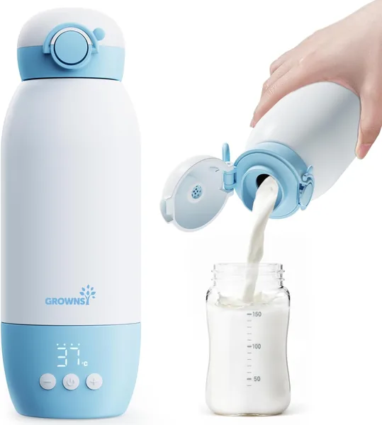 GROWNSY 10000 mAh Babyflaschenwärmer unterwegs – 15% Rabatt