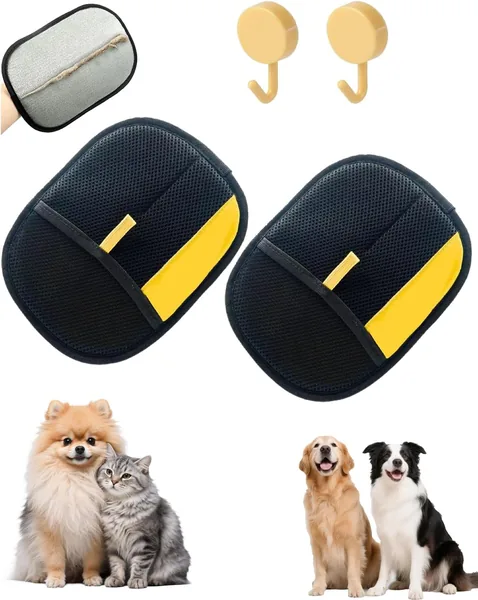 Guante Anti-Peli Magnetico Pro per Animali Domestici, Eco-Sostenibile e Riutilizzabile, Rimuove Efficacemente i Peli di Cani e Gatti – Miglior Affare