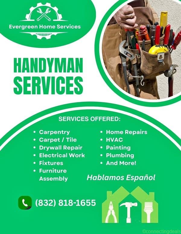 Handyman Services and Light remodeling!