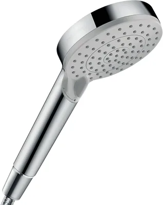 Hansgrohe Vernis Blend Shower Head, Water-saving EcoSmart, 2 Jet Types, 100mm Round