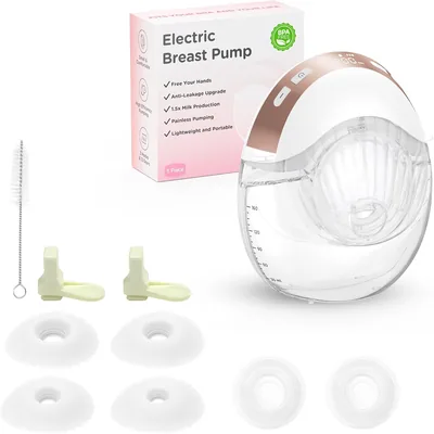 Haokoo Tiralatte Elettrico Indossabile – Sconto 40%, il Tiralatte Portatile Silenzioso e Discreto per Mani Libere