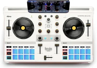 Hercules DJControl Mix Ultra - Contrôleur DJ mobile pour smartphone (iOS/Android) - 26% de réduction in Belgium