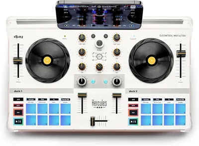 Hercules DJControl Mix Ultra – Contrôleur DJ mobile pour smartphone (iOS/Android) – 26% de réduction