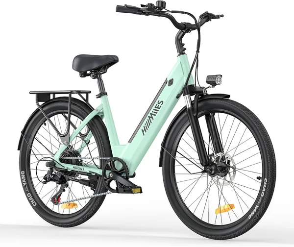 HillMiles Bicicletta Elettrica per Adulti 26 Pollici, 7 Marce 36V 13Ah Batteria Rimovibile, 25 km/h e Autonomia 80-100 km E-Bike – Miglior Affare