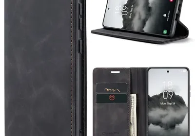 Housse Azororo pour Samsung Galaxy S24 FE 5G - Étui portefeuille en cuir magnétique à rabats in France