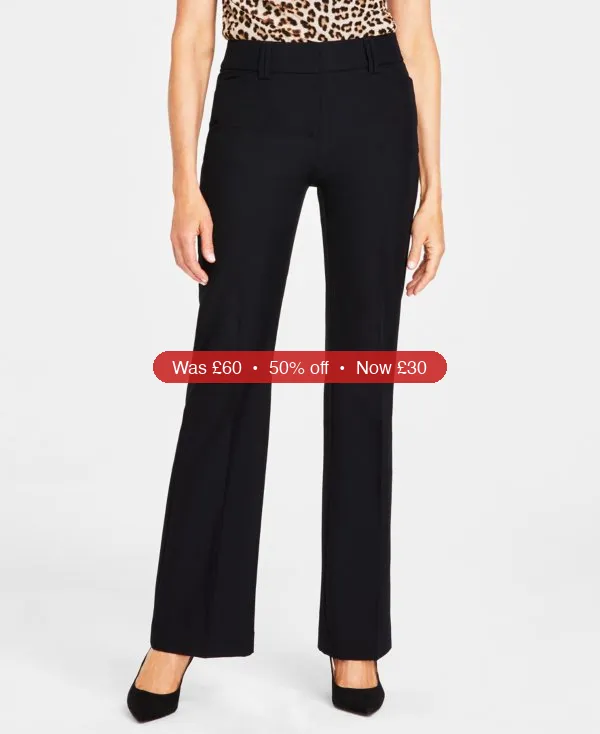 I.N.C. International Concepts Women’s Mid-Rise Bootcut Pants – 50% Off