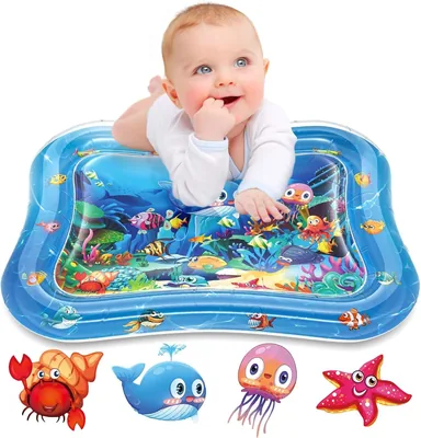 Infinno Wassermatte Baby Wasserspielmatte Spielmatte 3-6-9 Monate Blau Ozean – 49% Rabatt