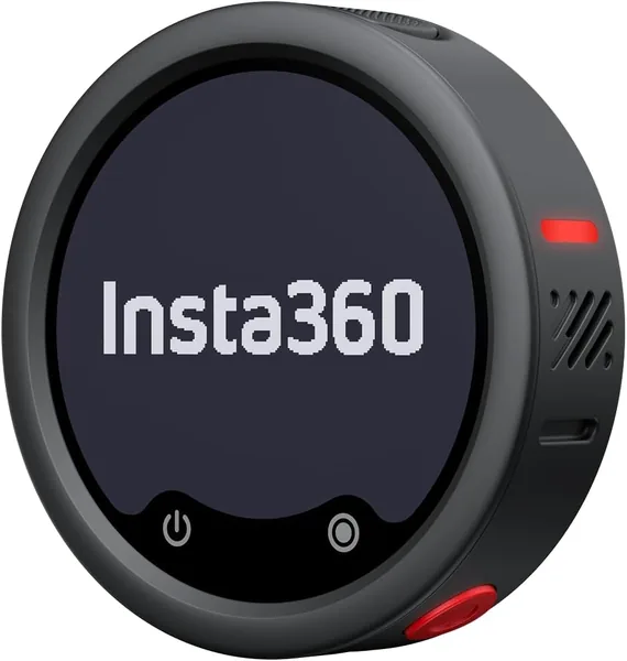 Insta360 TX Mic Pro: Micrófono Inalámbrico Mini para iPhone/Cámara/Android con Pantalla E-Ink Personalizable