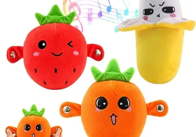 Interactive Banana Toy Set - Sensory Music Plush for Kids, 3 Pcs in United Arab Emirates