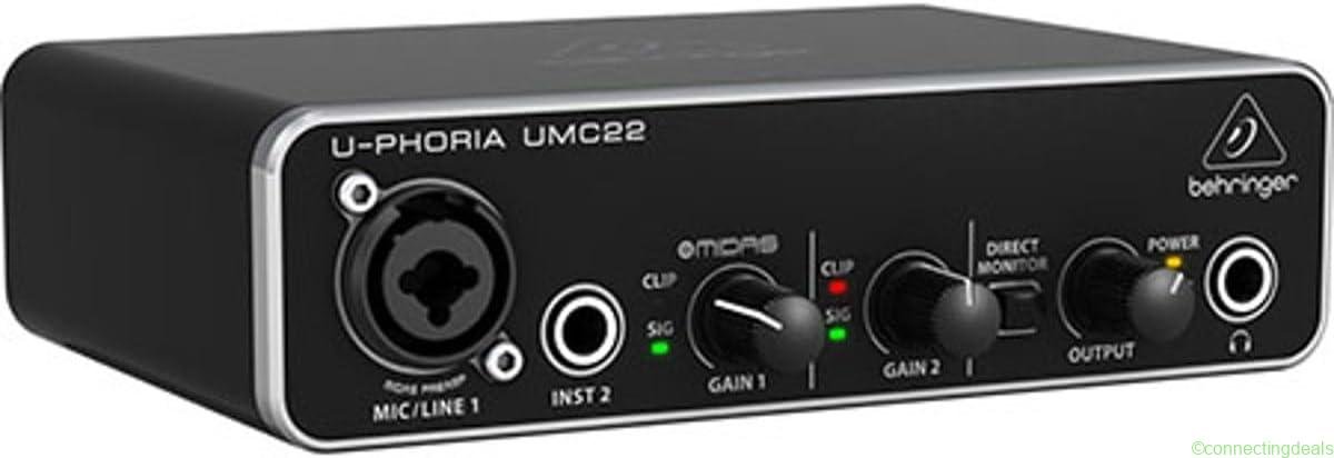 Interface audio USB Behringer UMC22 Best Deal