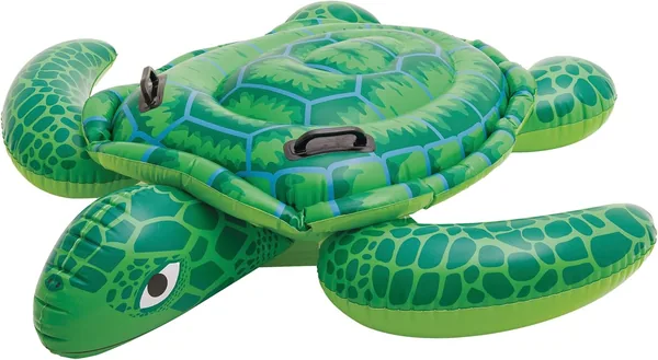 Intex Lil’ Sea Turtle Ride-On: Aufblasbares Fahrspiel, 150 x 127 cm, Best Deal
