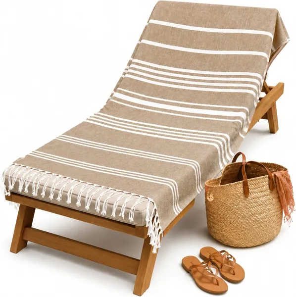 Intimitaly – Asciugamano da Spiaggia in Cotone Fouta, 90 x 170 cm, 85% Cotone, Ultra Leggero e Morbido, Rapida Asciugatura, 180 g/m2