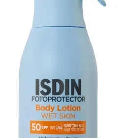 ISDIN Fotoprotector Body Lotion SPF 50, Spray Protezione Solare Corpo Leggero con Dispenser a Pistola, Crema Idratante Intensa in Italy