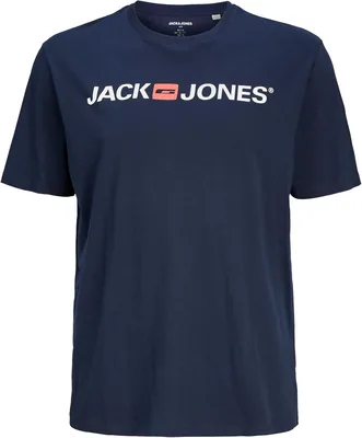 JACK & JONES Logo Tee SS Crew Neck Noos PS – 3XL, 50% Off