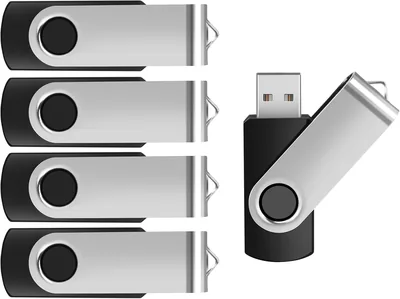 jiqichimao 16GB 5Pack Swivel USB Flash Drive – 15% Off