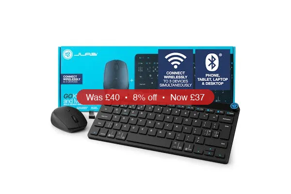 JLab GO Mouse and Keyboard Set | IEUGBKMGOBUNDLE – 8% Off