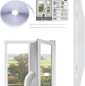 Joint d'étanchéité pour climatiseur fenêtre | Ensemble de blocage de ventilation avec fermeture éclair - Kit d'étanchéité pour maison, chambre à coucher ou appartement in Belgium