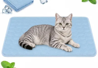 Jovyth 1 x Tappetino per Gatti di Raffreddamento - Cuscino Freddo Regolabile in Seta e Cotone Respirante Protezione Calda in Italy