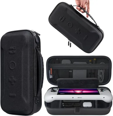 JSAUX Etui dla Lenovo Legion Go / Go S i Go 2, duże etui podróżne z twardą skorupą, z osłoną ekranu i uchwytem, torba do