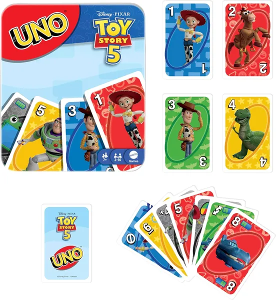 Juego de cartas UNO Disney Pixar Toy Story 5: Oferta del 17% de Descuento