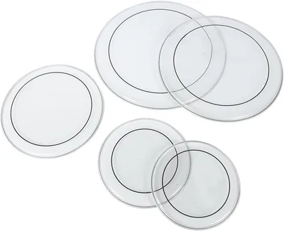 Juego de parches PET profesionales para batería, 5 piezas, 12-22 pulgadas, sonido claro y vibrantes