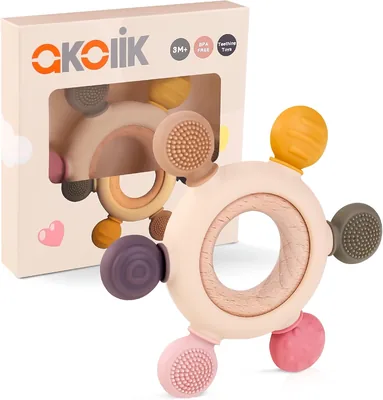 Juguete de dentición de silicona para bebés – Ahorra un 19% en Amazon