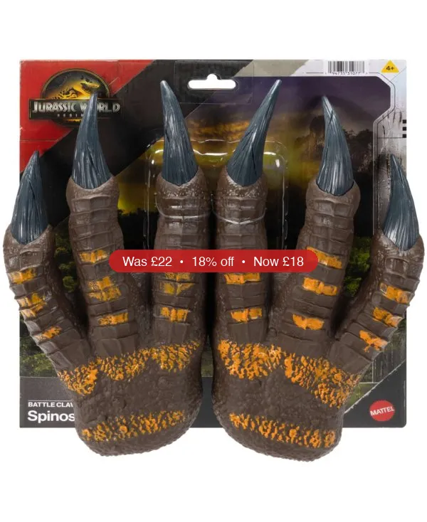 Jurassic World Rebirth Spinosaurus Battle Claws, Costume Dinosaur Role Play Handwear – 18% Off