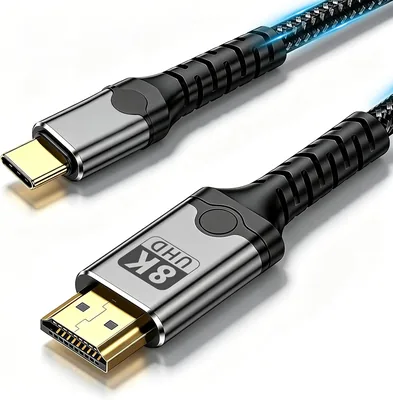Kabel USB-C na HDMI 8K@60Hz, Thunderbolt 3/4/5, HDMI 2.0 HDR – Best Deal