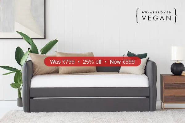 Kale Day Bed | Single | 3ft | Matt Black – 25% Off