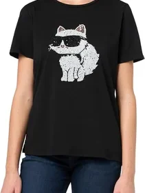 Free ad: Karl Lagerfeld Women's Short Sleeve Soft Logo T-Shirt - Best Deal in Singapore. Karl Lagerfeld Women's Short Sleeve Soft Logo T-Shirt - Best Deal in Singapore