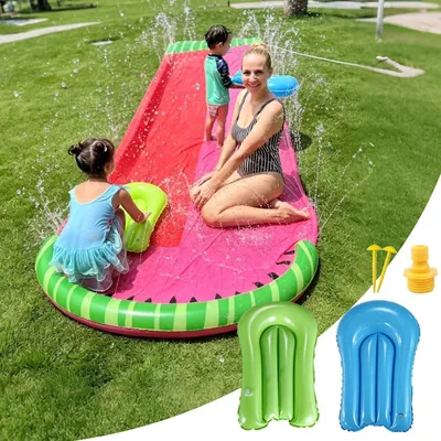 KBIBCK Water Slide 480cm – 2 Racing Lanes Best Deal