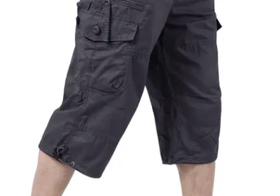 KEFITEVD 3/4 trousers men's cargo shorts multi-zakken zomerbroeken voor mannen met elastische tailleband in Netherlands