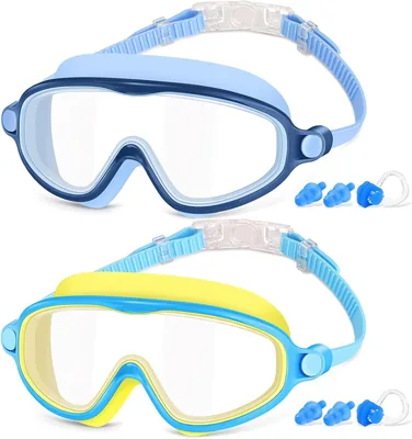 Kids Swimming Goggles 2 Pack – Anti-Fog UV Protection Best Deal