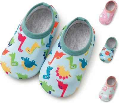 Kids Water Shoes – Non Slip Barefoot Aqua Socks for Pool & Beach