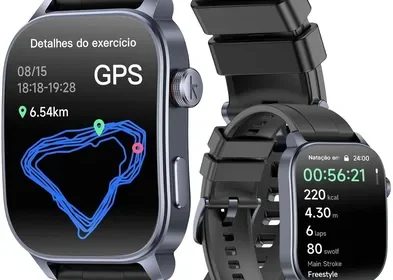 Kieslect Smart Watch Black - 2.1" AMOLED HD + GPS - 26% Off in Bahrain