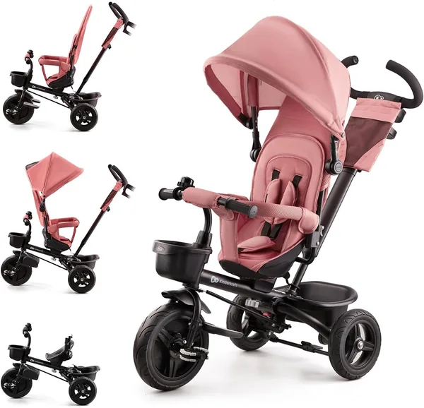 Kinderkraft Aveo Baby, Triciclo Evolutivo sin Pedales, con Accesorios Prácticos – 22% de Descuento