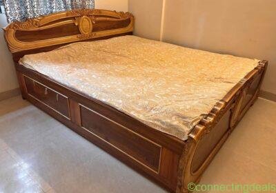 Free ad: King Bed- Wooden in Bangalore. King Bed- Wooden in Bangalore