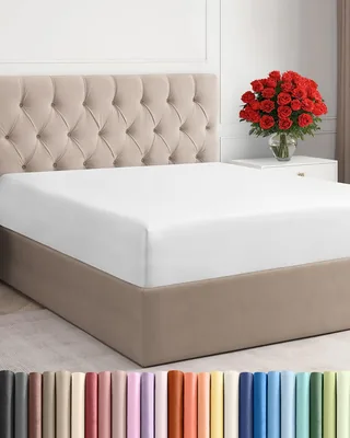 King Fitted Bed Sheet – Ultra-Soft Hotel Luxury Bedding Best Deal