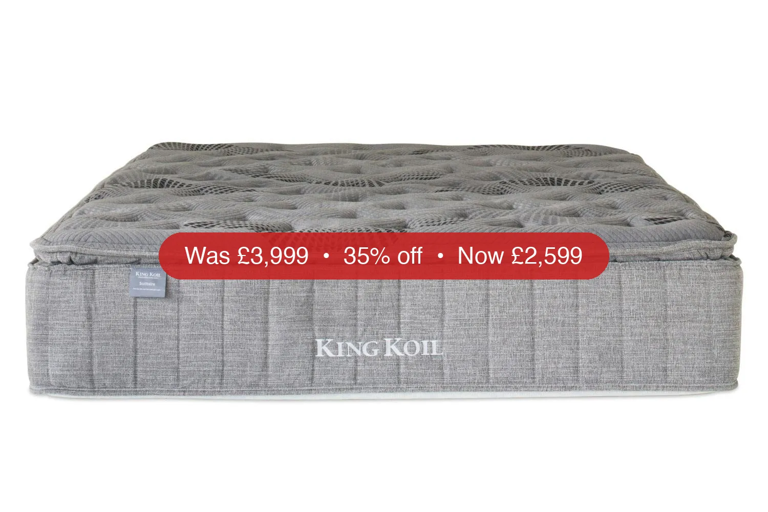 King Koil | Solitaire Motion Mattress | Super King | 6ft – 35% Off