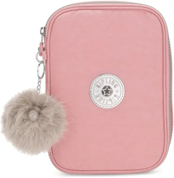 Kipling 100 PENS Étui à crayons Grand, Pouches, Coques, Rose Nuptiale (Rose)