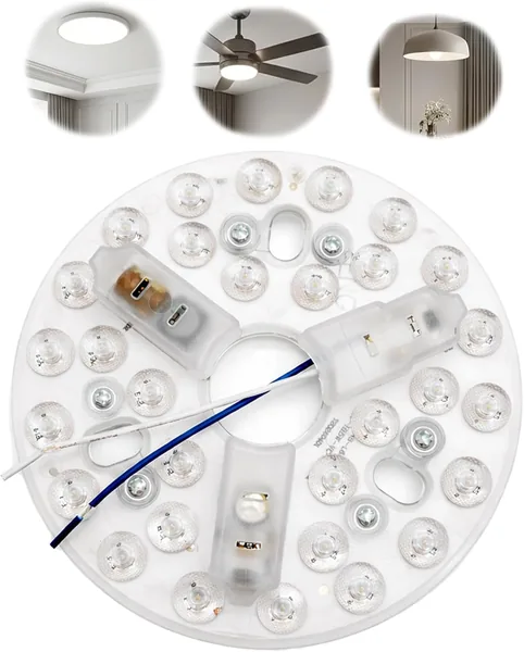 Kit de Reemplazo para Ventiladores de Techo 15W, LED Redondo de Techo 5.3