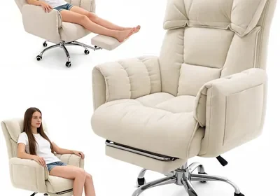 Free ad: Krauad Office Chair with Footrest - Ergonomic Recliner, 17% Off in Qatar. Krauad Office Chair with Footrest - Ergonomic Recliner, 17% Off in Qatar