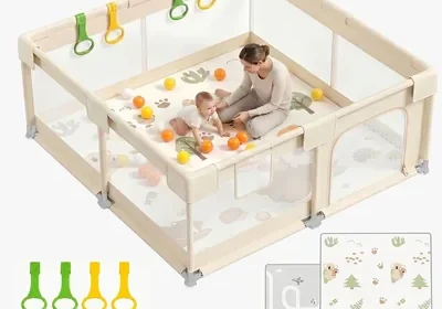 Free ad: KUQAZ Beige Baby Spielgarten mit Matratze - 150 x 150 cm Spielgarten mit Atmungsaktivem Mesh und Antirutsch-Saugnäpfen, XXL in Austria. KUQAZ Beige Baby Spielgarten mit Matratze - 150 x 150 cm Spielgarten mit Atmungsaktivem Mesh und Antirutsch-Saugnäpfen, XXL in Austria