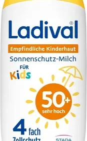 Free ad: Ladival Sensible Kinder Sonnenschutzmilch SPF 50+ - Wasserdichte Sonnencreme für Babys und Kinder ab 6 Monaten | 83% Rabatt in Germany. Ladival Sensible Kinder Sonnenschutzmilch SPF 50+ - Wasserdichte Sonnencreme für Babys und Kinder ab 6 Monaten | 83% Rabatt in Germany