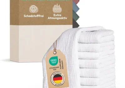 Laleni Baby Burp Klötze Set von 10 Pure Cotton - Nicht-toxisches Muslin-Tuch Weich 70 x 70 cm - Absorbierendes Muslin-Tuch für Babys in Denmark
